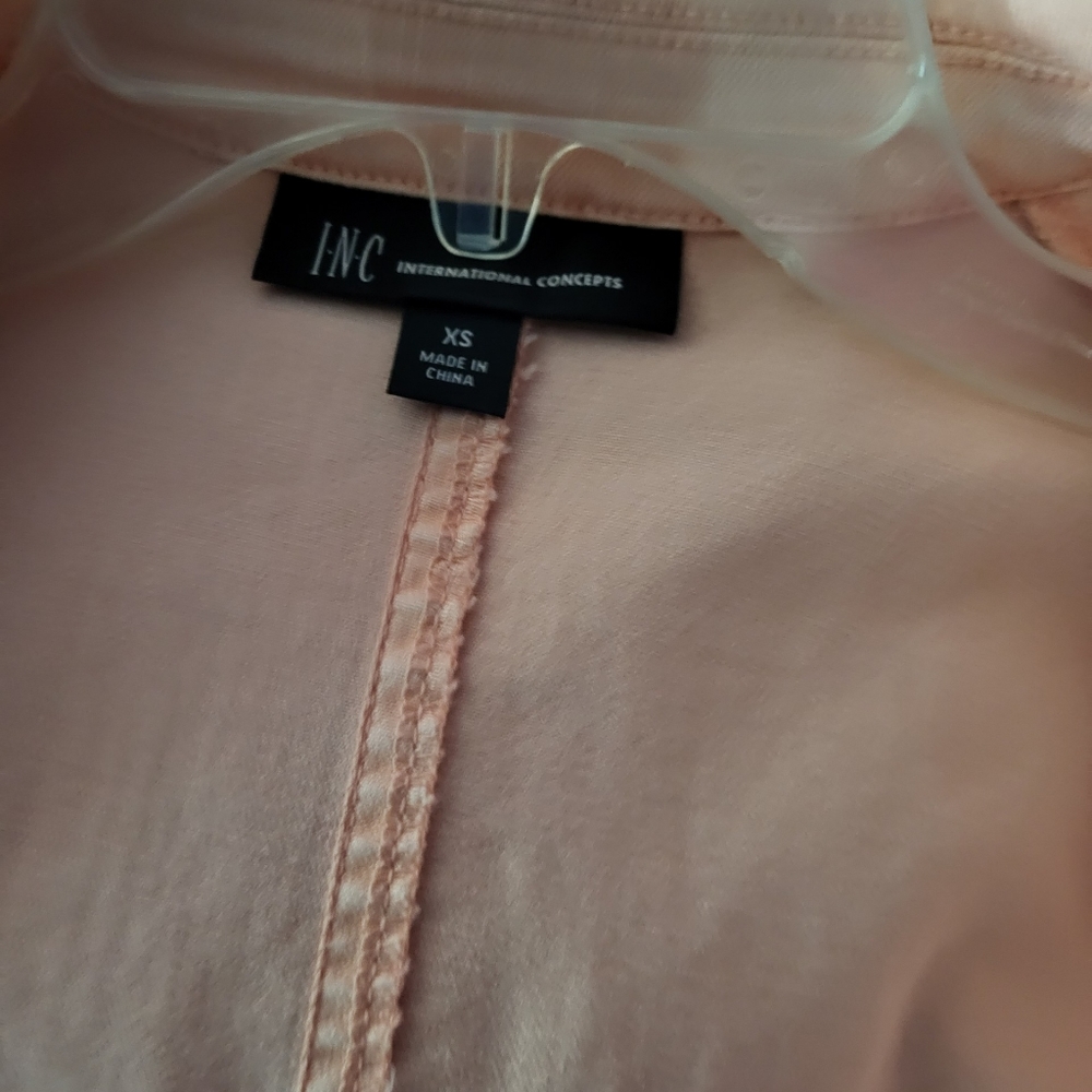 INC international concepts peach Blazer - Picture 3 of 3